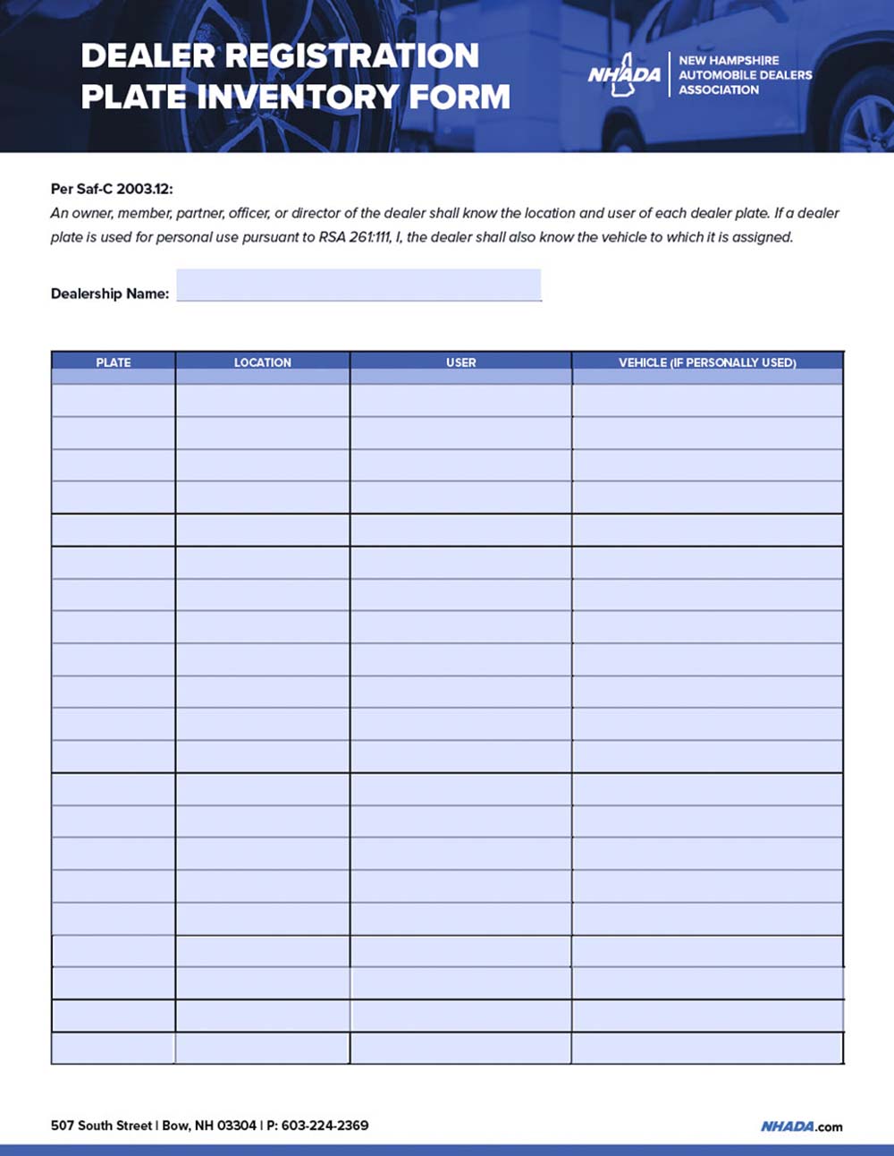 10 Things You Should Know About Dealer Plate Requirements Drive NH