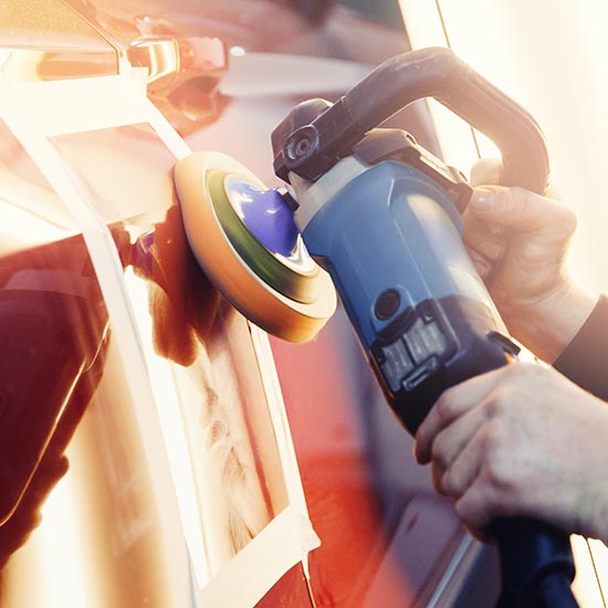 Buffing car